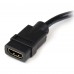 Startech HDMI Female - DVI-D Male 20cm